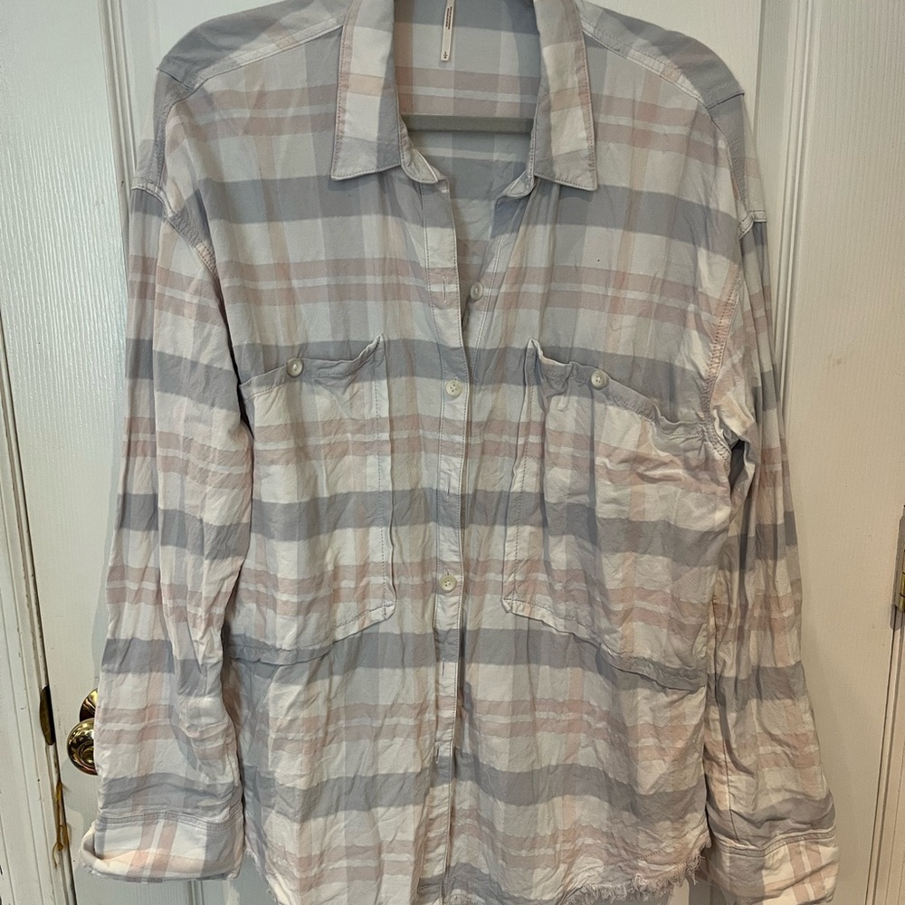 Free People Loveland Plaid Shirt